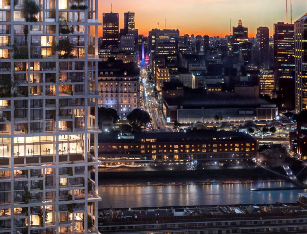 43 pisos y guest suites: así será el primer edificio residencial del mundo de una marca hotelera en Buenos Aires