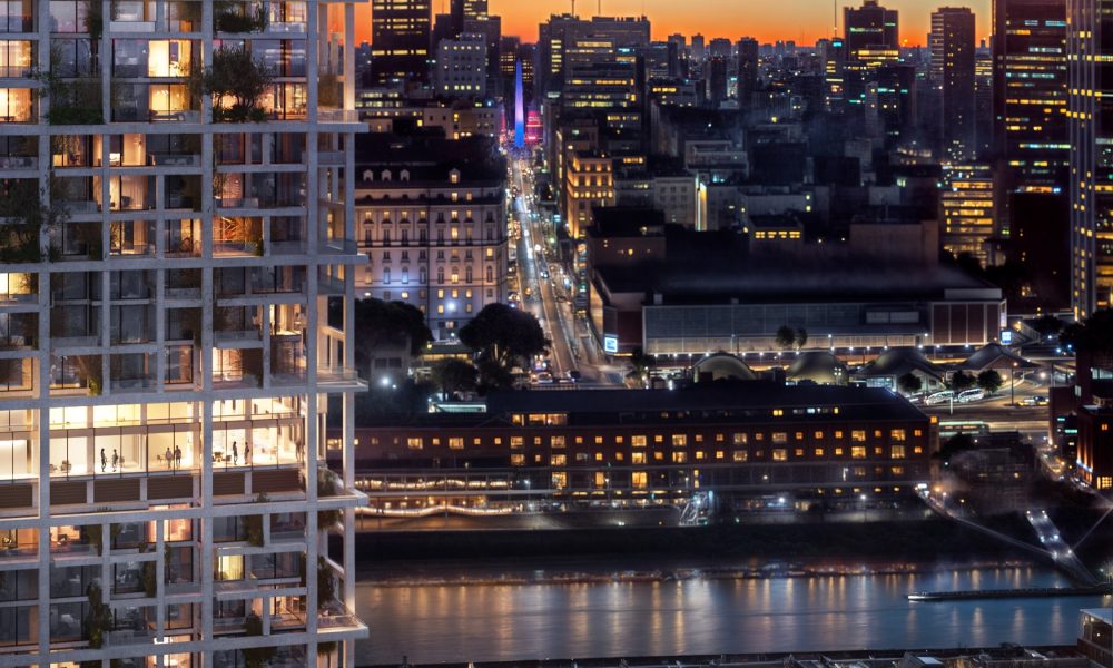 43 pisos y guest suites: así será el primer edificio residencial del mundo de una marca hotelera en Buenos Aires